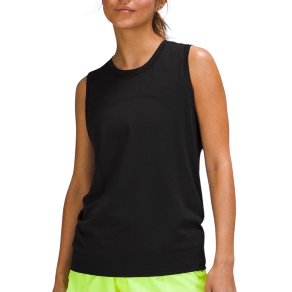 LULULEMON ATHLETICA Women’s Swiftly Black Muscle Tee